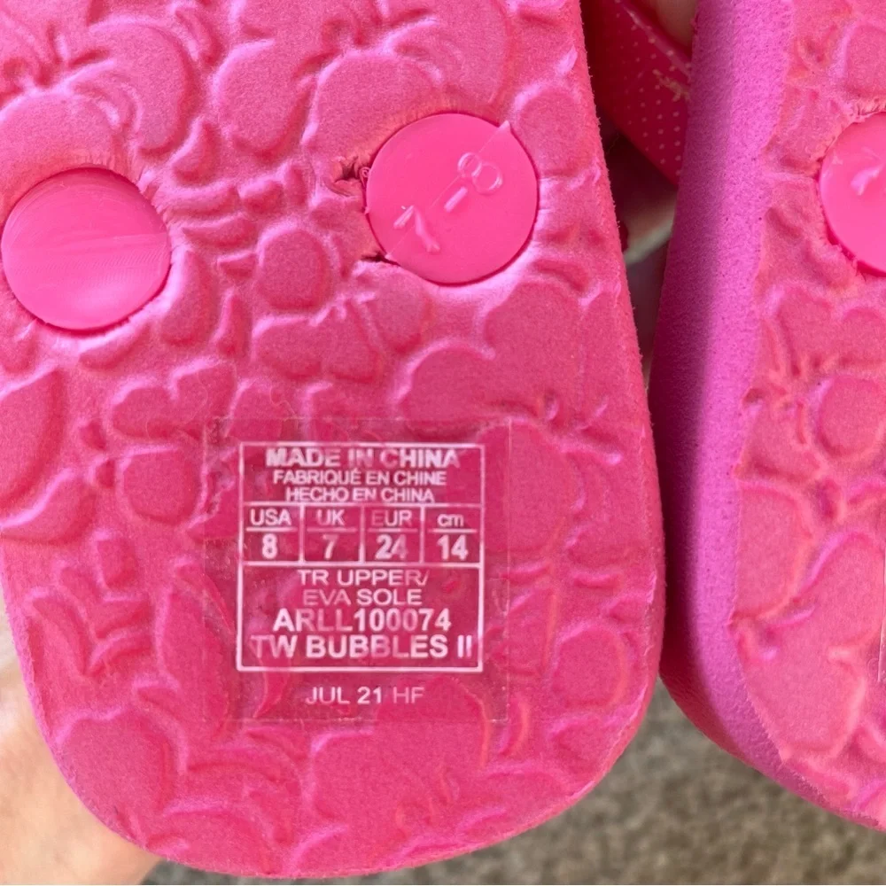 Kids Bundle Summer Water Shoes Little Girl 8 Roxy Sandals Beach Play Outdoors